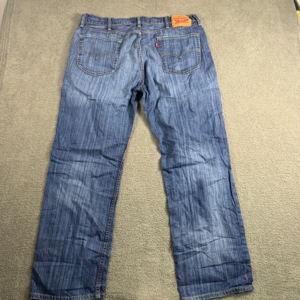 Levis 514 Straight Fit Mens Jeans Medium Wash Blue Denim 40x32